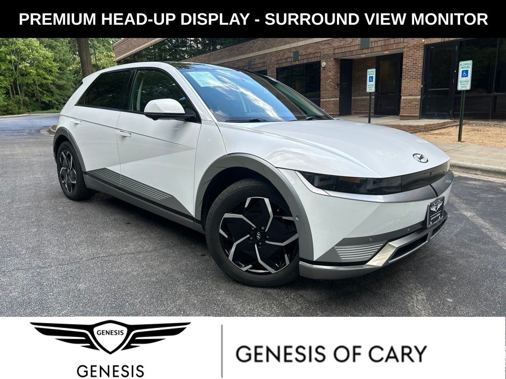 Atlas White 2023 Hyundai Ioniq 5 SUV / Crossover Rear-Wheel Drive 1-Speed Automatic