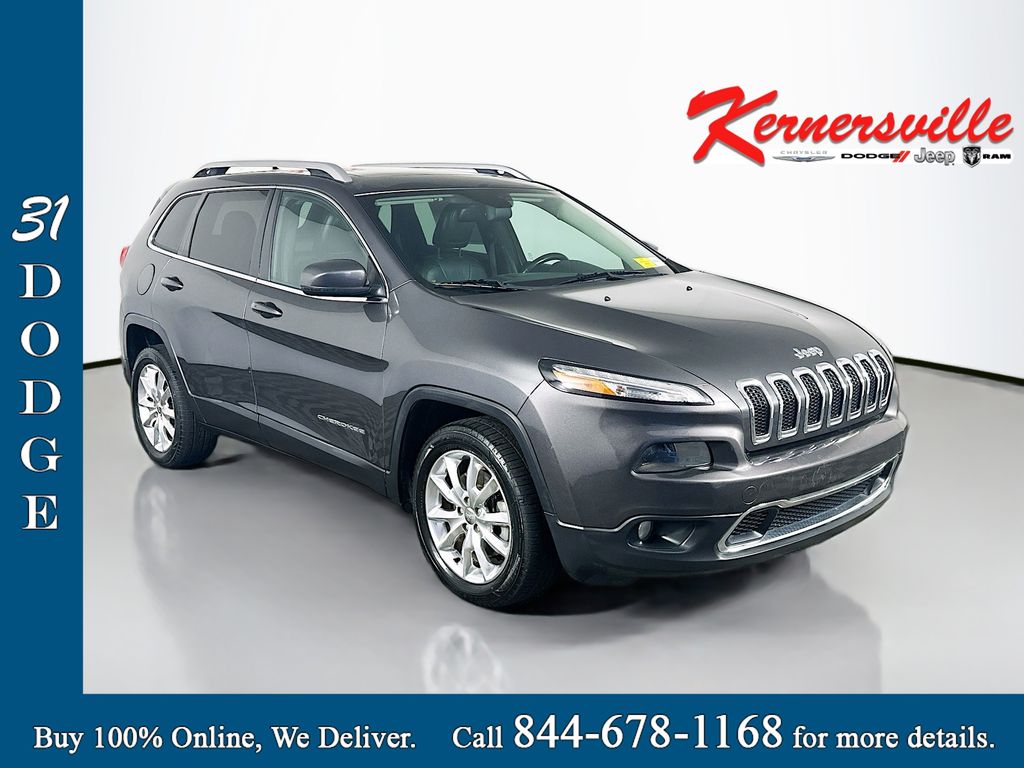 Gray (Granite Crystal Metallic Clearcoat) 2015 Jeep Cherokee Limited FWD SUV / Crossover Front-Wheel Drive 9-Speed Automatic