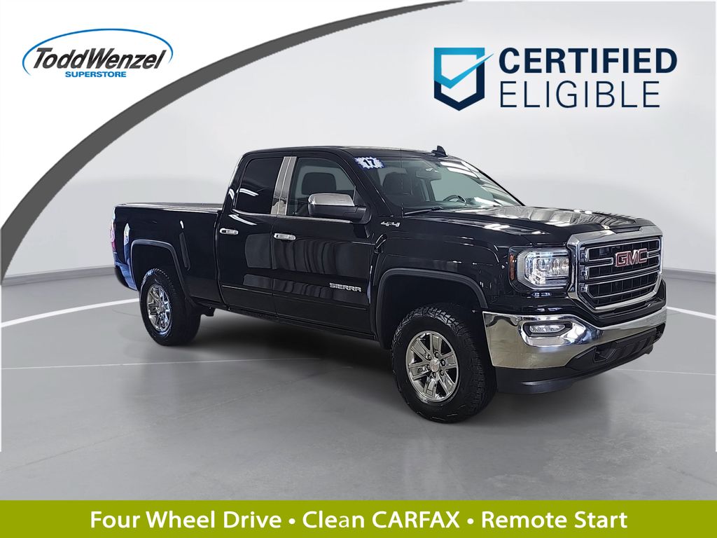 Onyx Black 2017 GMC Sierra 1500 Pickup Truck Four-Wheel Drive 6-Speed Automatic Overdrive