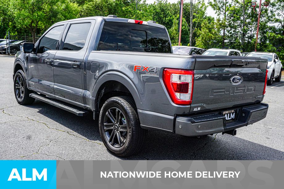 Used 2021 Gray Ford Lariat image 5