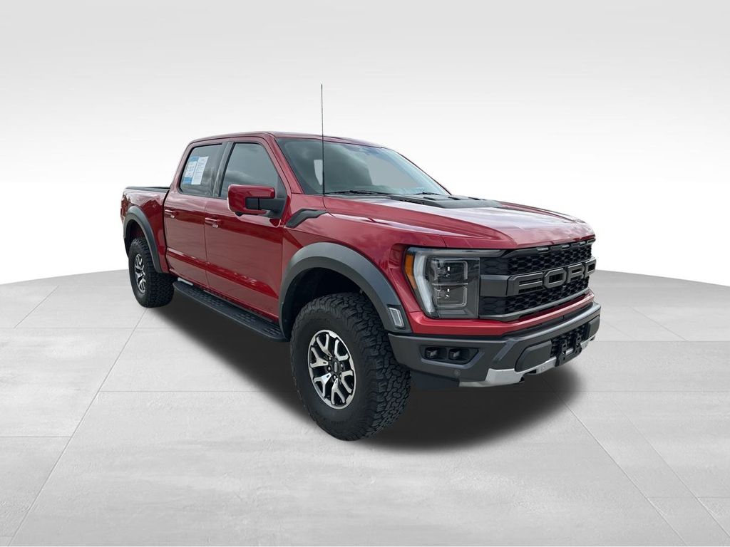2022 Rapid Red Metallic Tinted Clearcoat Ford F-150 Raptor 4X4 Truck
