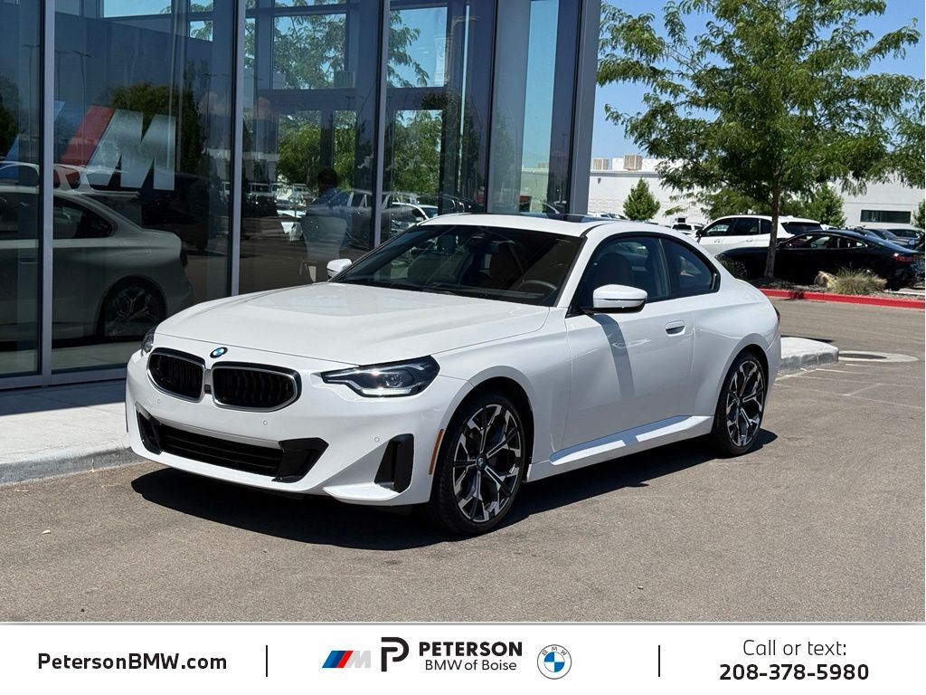 Mineral White Metallic 2025 BMW 2 Series Coupe All-Wheel Drive 8-Speed Automatic