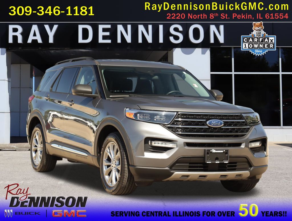Gray Metallic 2021 Ford Explorer SUV / Crossover All-Wheel Drive Automatic