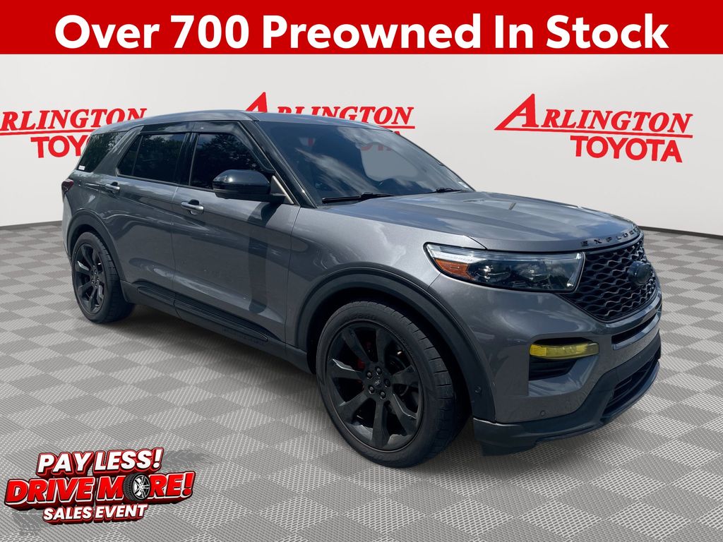 Gray Metallic 2021 Ford Explorer SUV / Crossover All-Wheel Drive Automatic