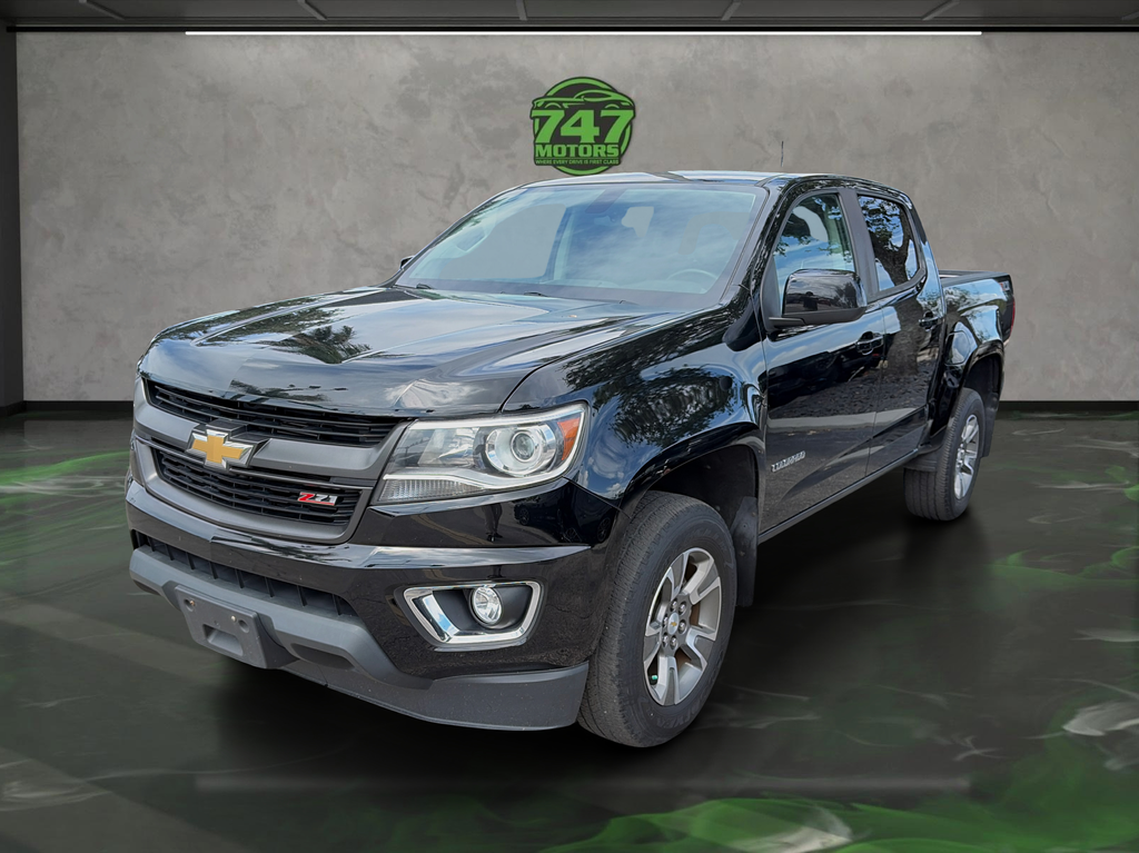 Black 2019 Chevrolet Colorado Pickup Truck Four-Wheel Drive 8-Speed Automatic