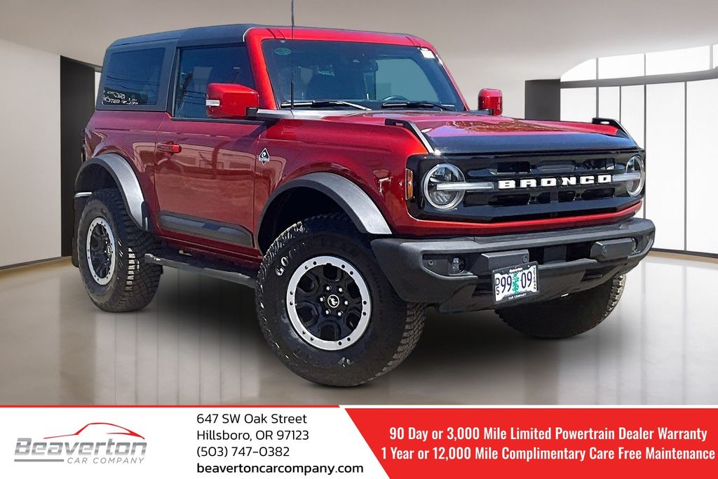 Chili Pepper Red 2022 Ford Bronco SUV / Crossover Four-Wheel Drive Automatic