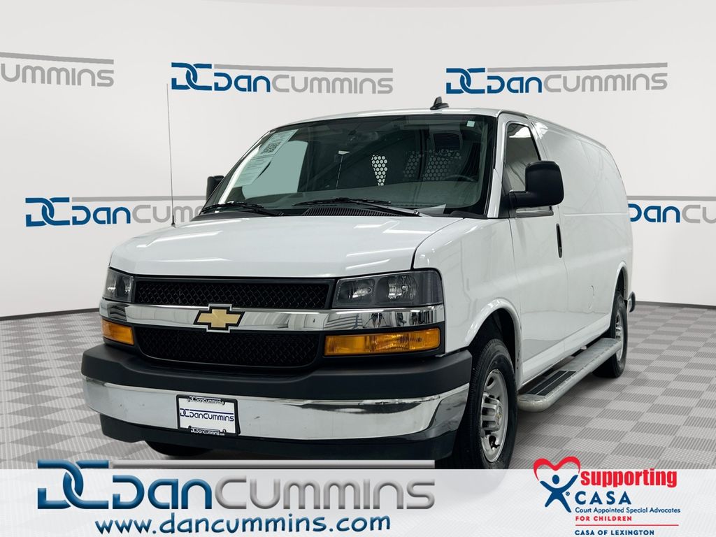 Summit White 2025 Chevrolet Express Cargo Van Rear-Wheel Drive 8-Speed Automatic Overdrive