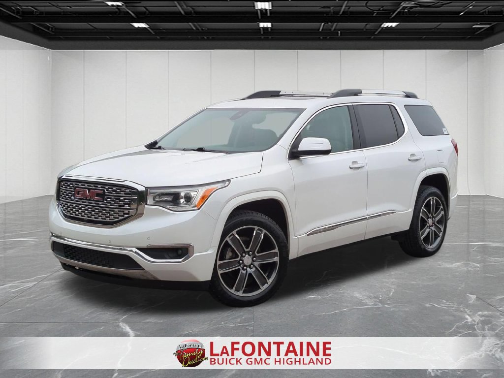 White Frost 2018 GMC Acadia SUV / Crossover Four-Wheel Drive 6-Speed Automatic