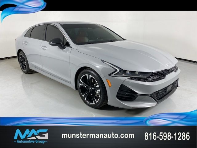 Wolf Gray 2023 Kia K5 GT-Line FWD Sedan Front-Wheel Drive 8-Speed Automatic