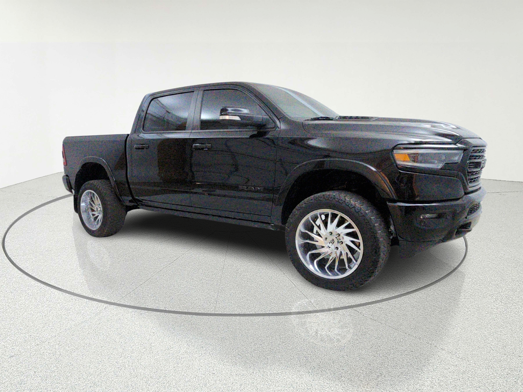 Diamond Black Crystal Pearlcoat 2020 RAM 1500 Limited Crew Cab 4WD Pickup Truck Four-Wheel Drive 8-Speed Automatic