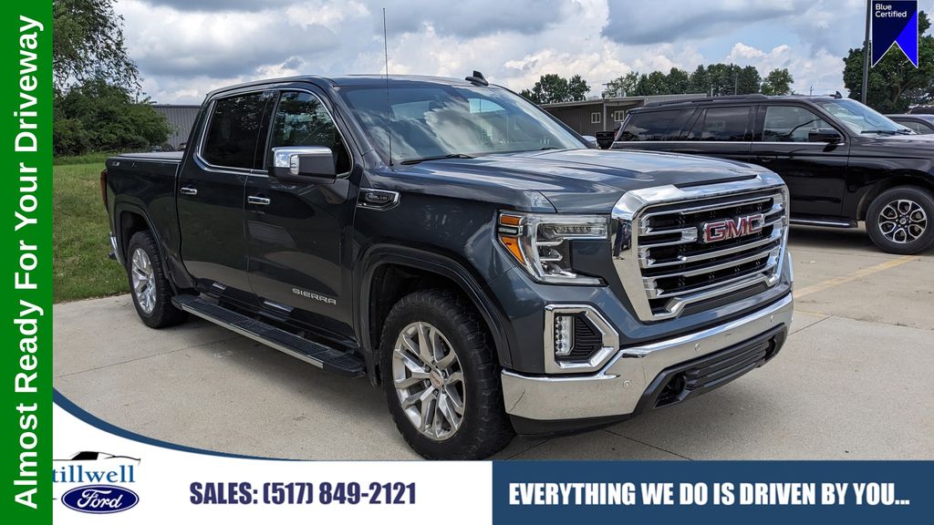 Gray (Dark Sky Metallic) 2019 GMC Sierra 1500 Pickup Truck Four-Wheel Drive 8-Speed Automatic