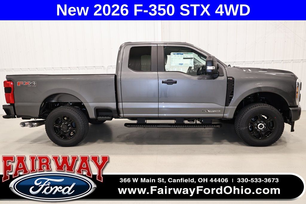 Carbonized Gray Metallic 2026 Ford F-350 Super Duty XL SuperCab 4WD Pickup Truck Four-Wheel Drive Automatic
