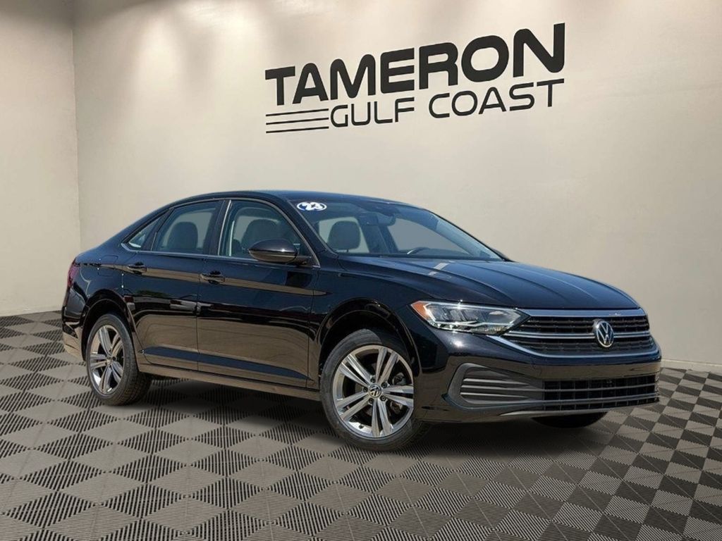 Deep Black 2023 Volkswagen Jetta Sedan Front-Wheel Drive 8-Speed Automatic