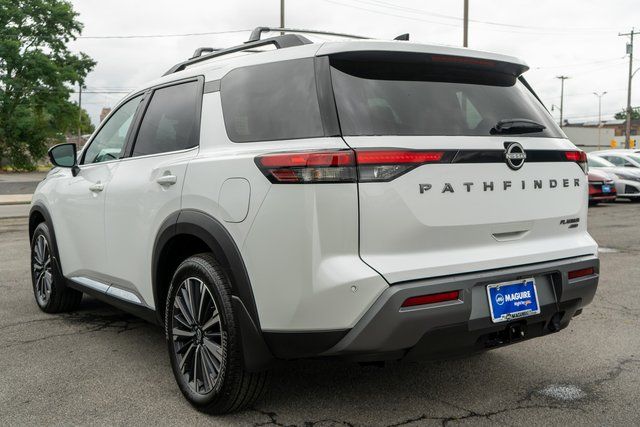 2026 Nissan Pathfinder Platinum White at John Sisson Motors