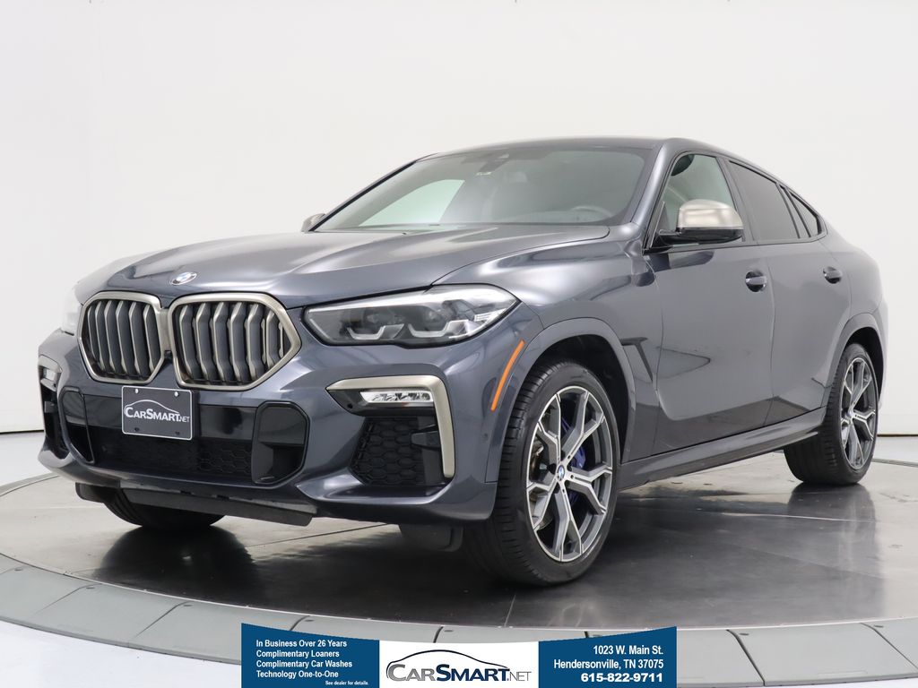 Arctic Gray Metallic 2021 BMW X6 M50i AWD SUV / Crossover All-Wheel Drive 8-Speed Automatic