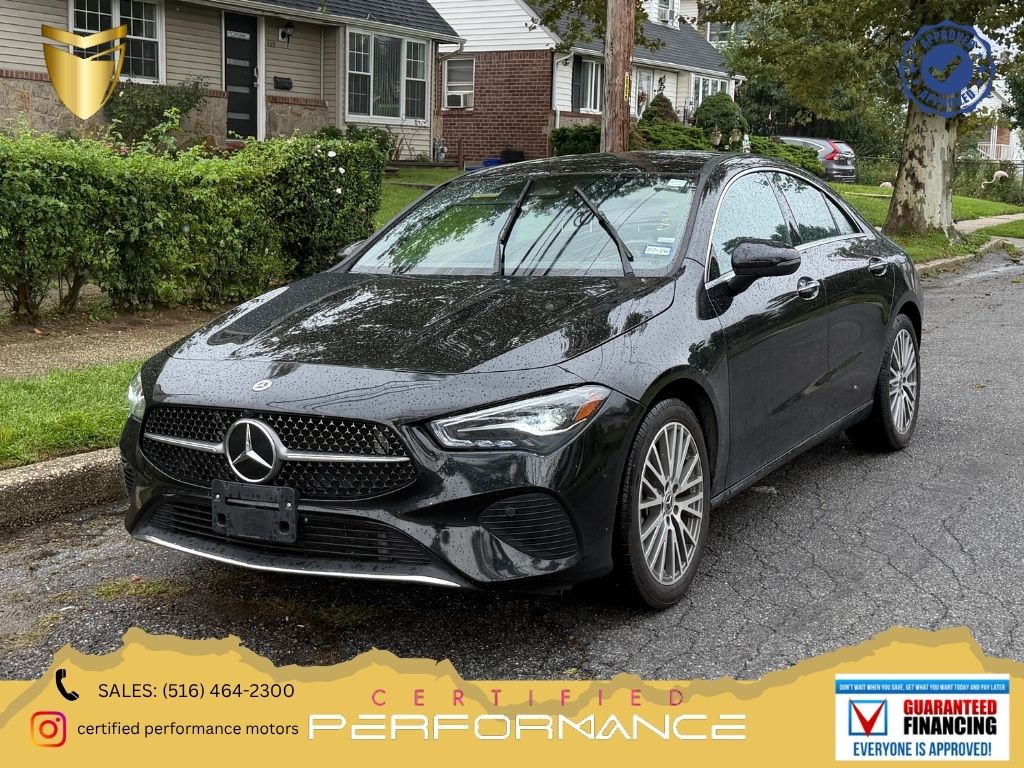 Night Black 2025 Mercedes-Benz CLA Coupe Front-Wheel Drive 8-Speed Dual Clutch