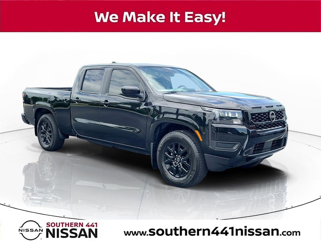 Super Black 2026 Nissan Frontier SV Crew Cab LB RWD Pickup Truck 4X2 9-Speed Automatic Overdrive