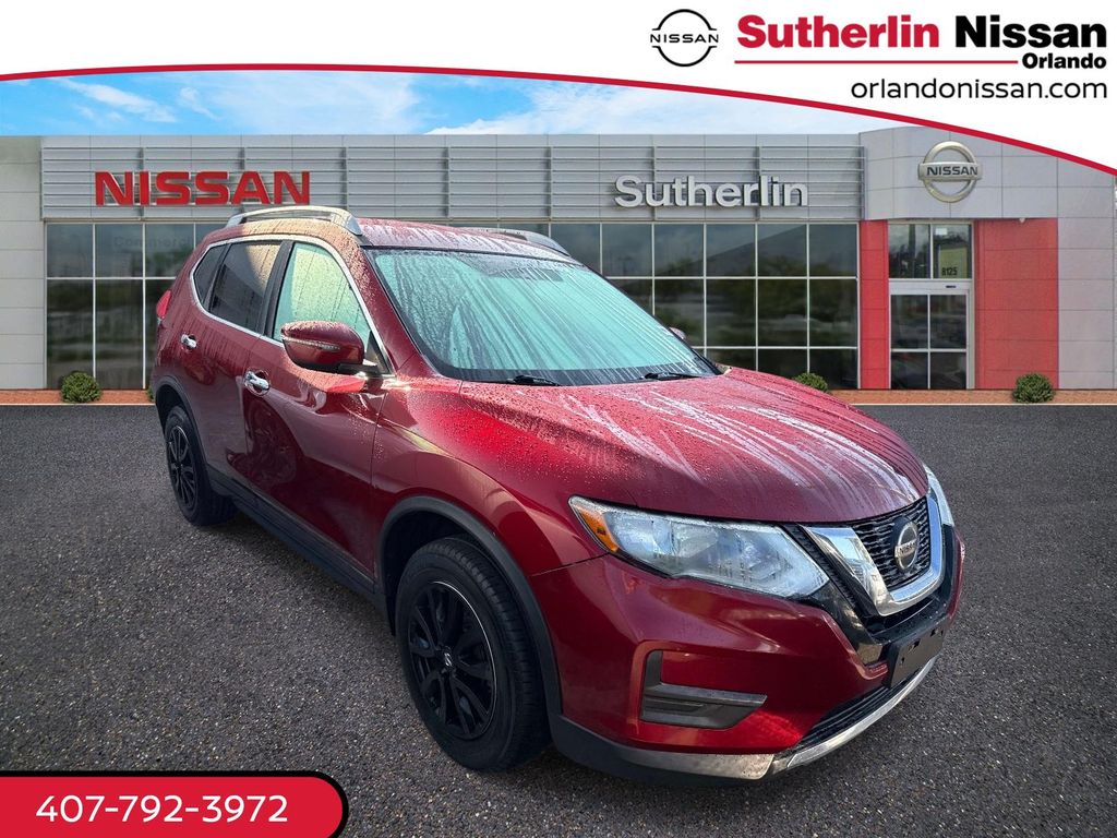 Red (Scarlet) 2018 Nissan Rogue SV AWD SUV / Crossover All-Wheel Drive Continuously Variable Transmission
