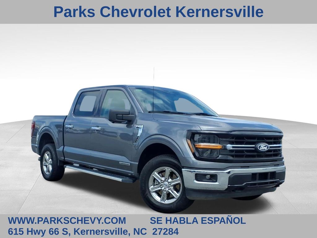 Gray Metallic 2024 Ford F-150 Pickup Truck Four-Wheel Drive Automatic