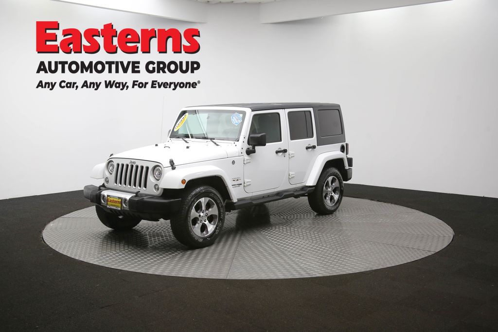 Used 2018 White Jeep Unlimited Sahara image 54