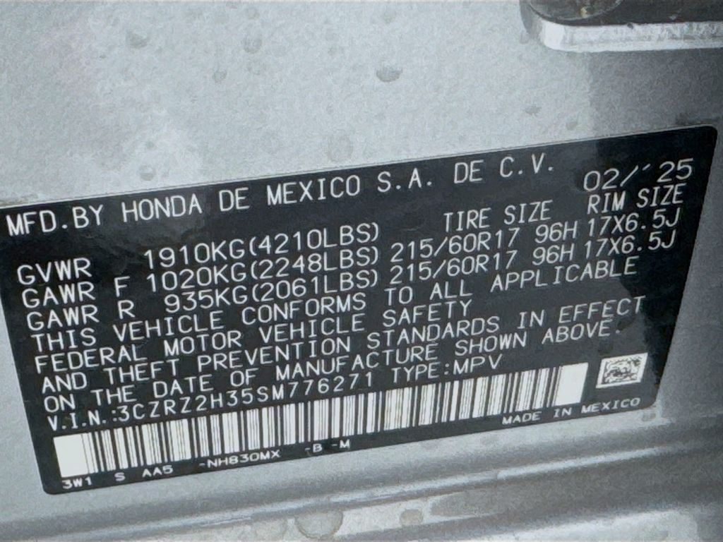 Used Car 2025 Honda Hr-v  Lx For Sale Under $30,000 In Austin, Texas