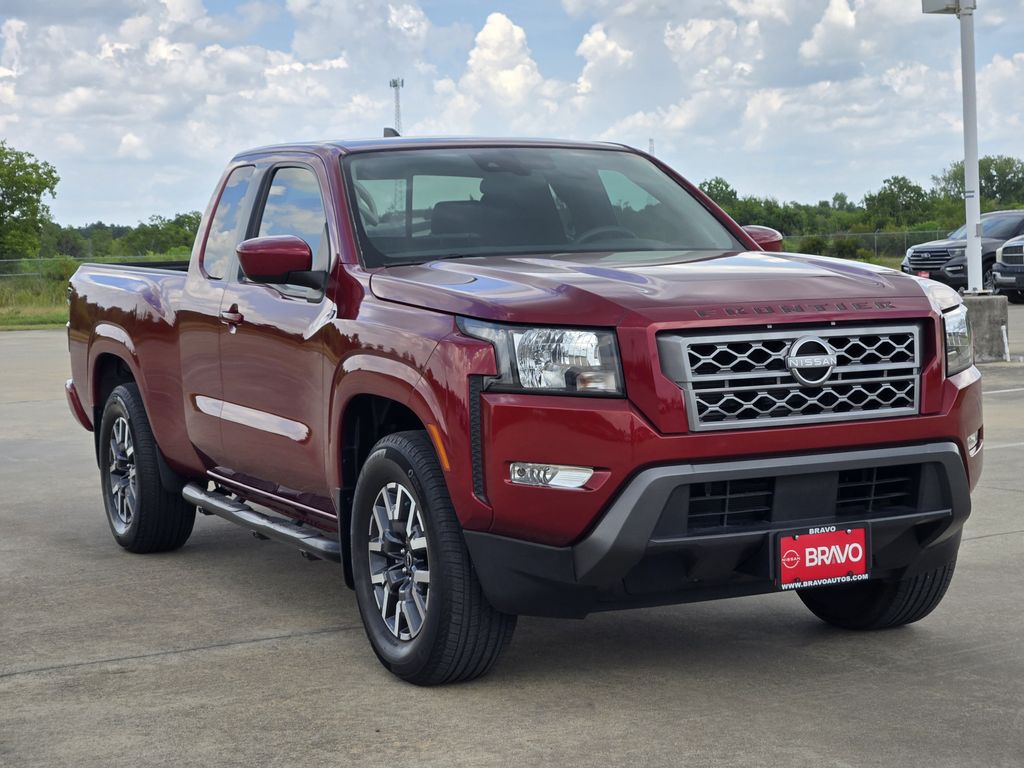 2023 Nissan Frontier SV Red at Central Houston Nissan