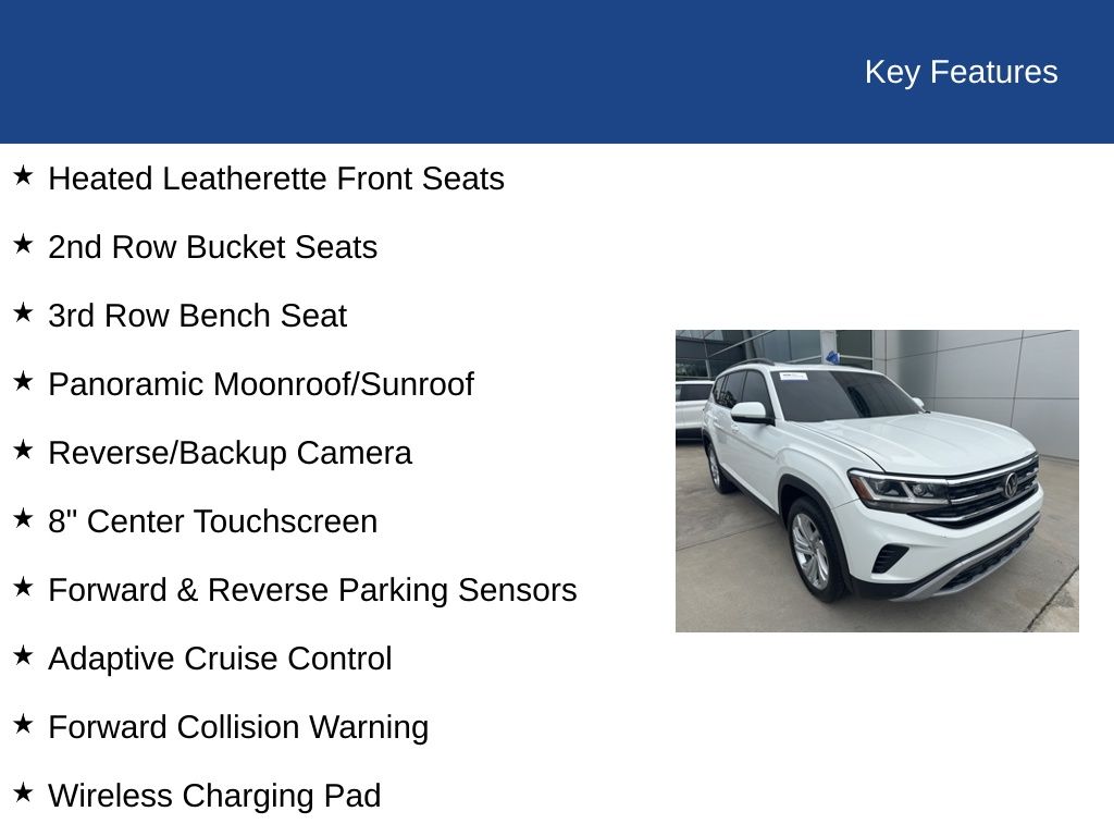 2022 Volkswagen Atlas 3.6L V6 SE w/Technology