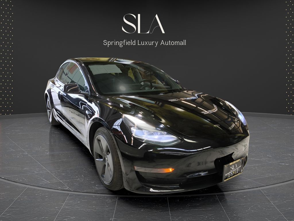 Black 2023 Tesla Model 3 RWD Sedan Rear-Wheel Drive 1-Speed Automatic