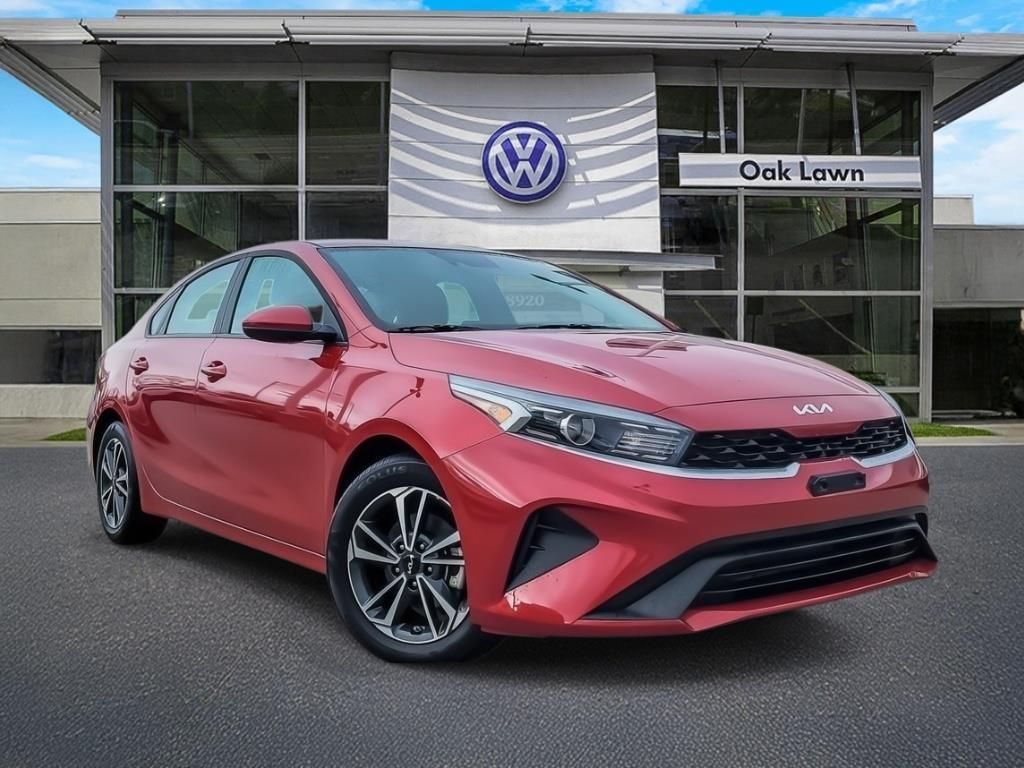 Currant Red 2024 Kia Forte LXS FWD Sedan Front-Wheel Drive Continuously Variable Transmission