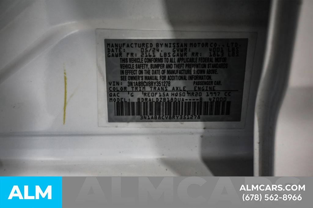 Used 2024 White Nissan SV image 53
