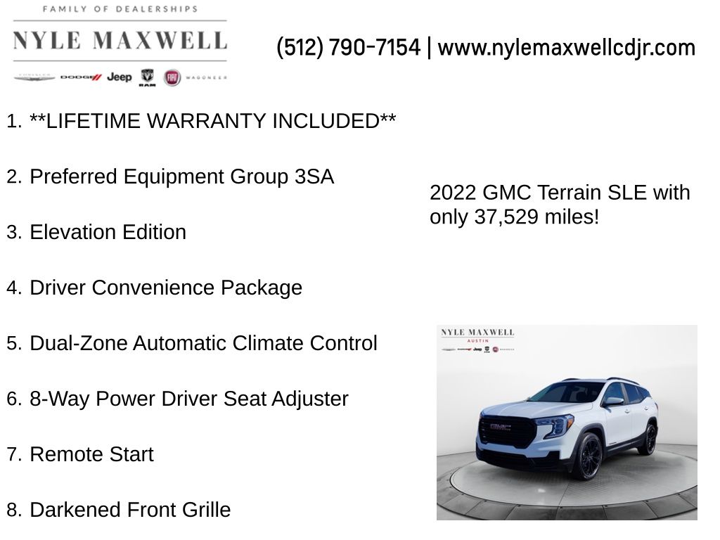 Used Car 2022 Gmc Terrain  Sle For Sale In Austin, Texas