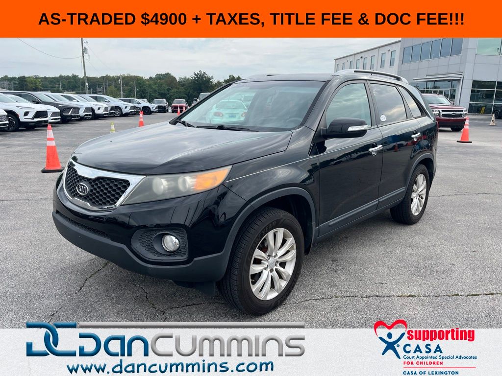 Ebony Black 2011 Kia Sorento SUV / Crossover Front-Wheel Drive 6-Speed Automatic