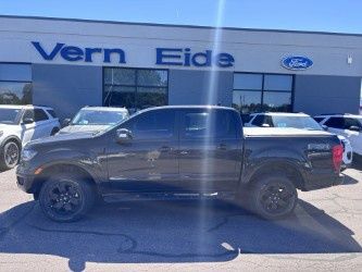 Shadow Black Metallic 2021 Ford Ranger Pickup Truck Four-Wheel Drive Automatic
