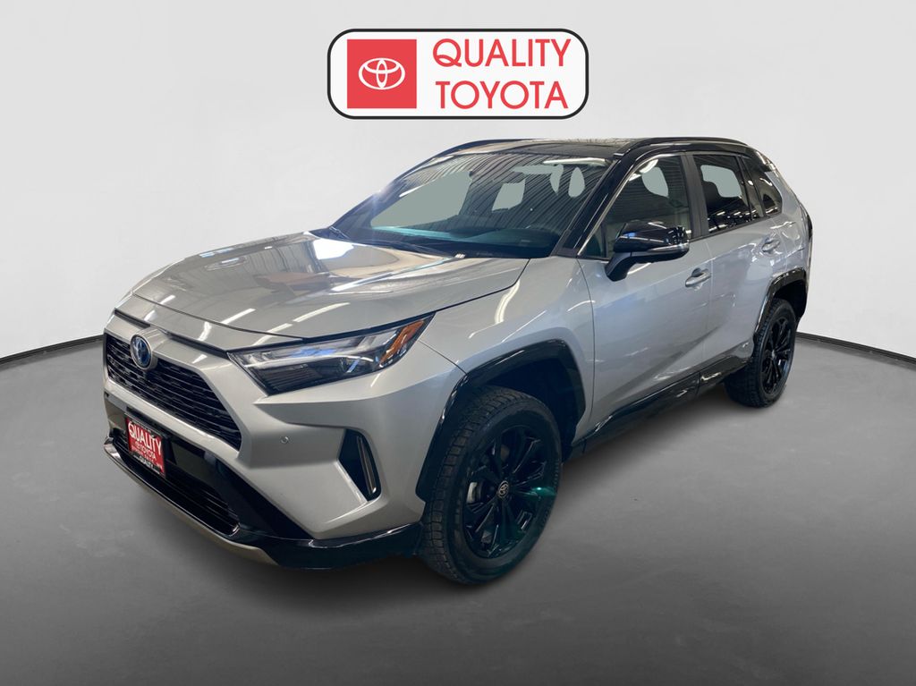 Midnight Black Metallic 2024 Toyota RAV4 Hybrid XSE AWD SUV / Crossover All-Wheel Drive Continuously Variable Transmission