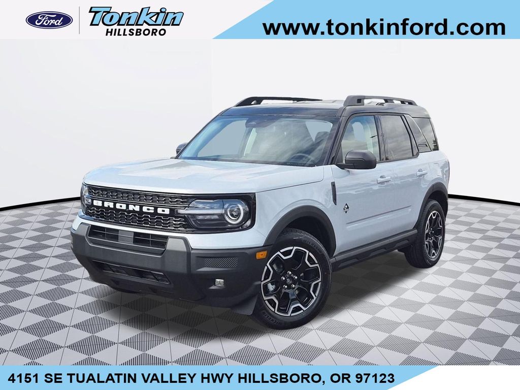 White Metallic 2026 Ford Bronco Sport SUV / Crossover All-Wheel Drive 8-Speed Automatic