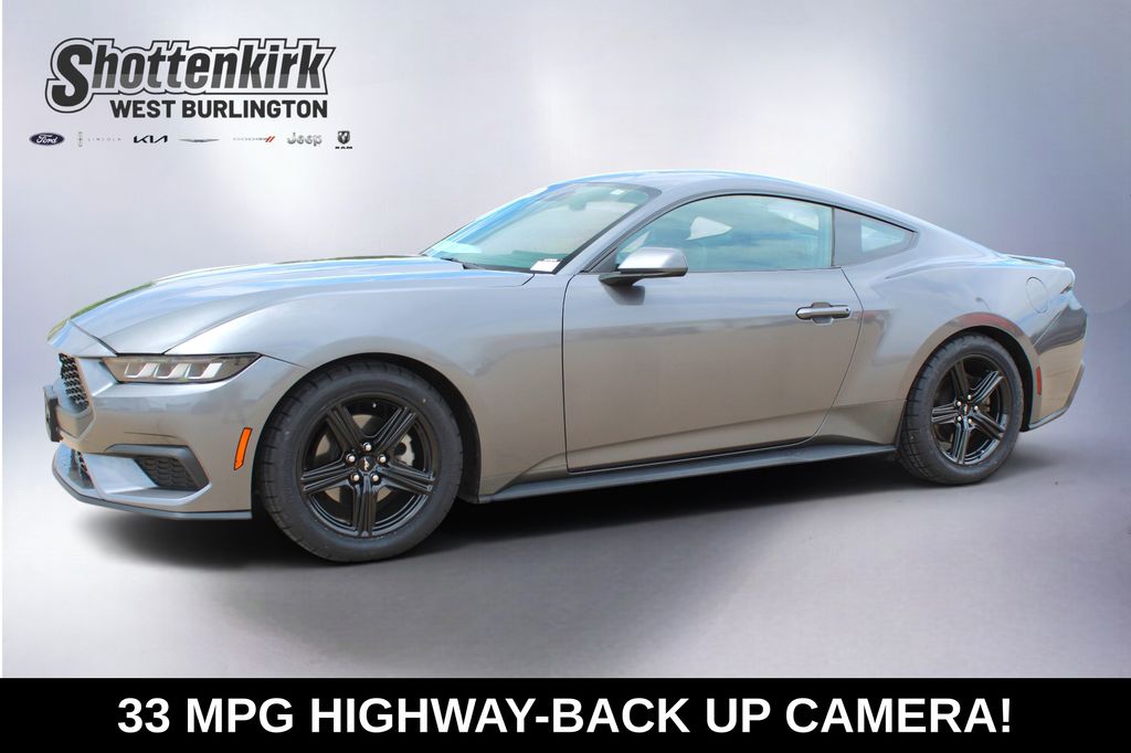Carbonized Gray Metallic 2024 Ford Mustang Coupe Rear-Wheel Drive Automatic