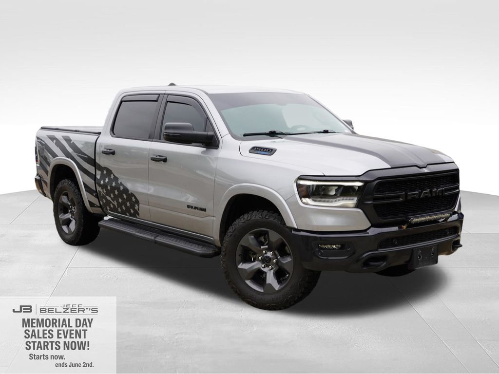 Billet Silver Metallic Clearcoat 2024 RAM 1500 Big Horn Crew Cab 4WD Pickup Truck Four-Wheel Drive 8-Speed Automatic