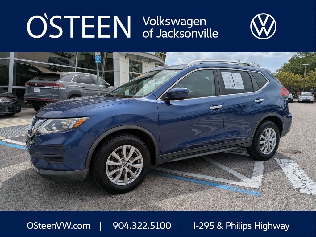 Caspian Blue Metallic 2019 Nissan Rogue SV FWD SUV / Crossover Front-Wheel Drive Continuously Variable Transmission