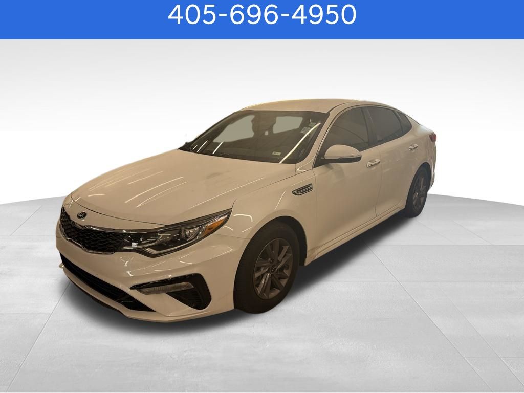 Snow White Pearl 2020 Kia Optima Sedan Front-Wheel Drive 6-Speed Automatic