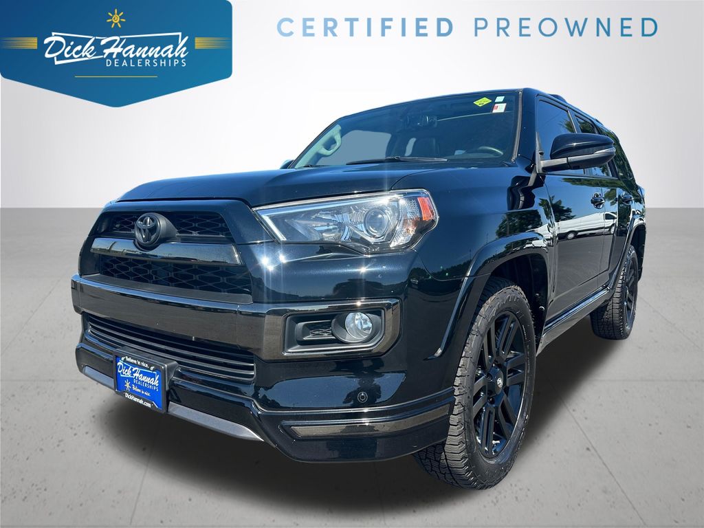 Midnight Black Metallic 2019 Toyota 4Runner SUV / Crossover All-Wheel Drive 5-Speed Automatic Overdrive