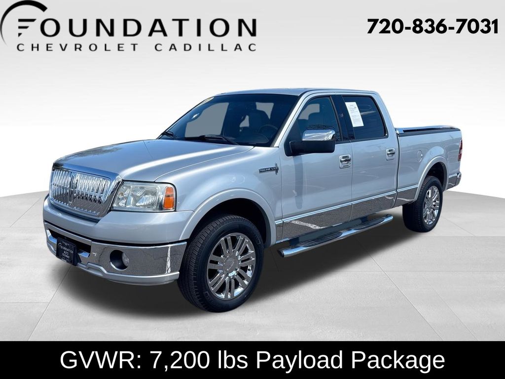 Silver 2007 Lincoln Mark LT Pickup Truck 4-Speed Automatic Overdrive