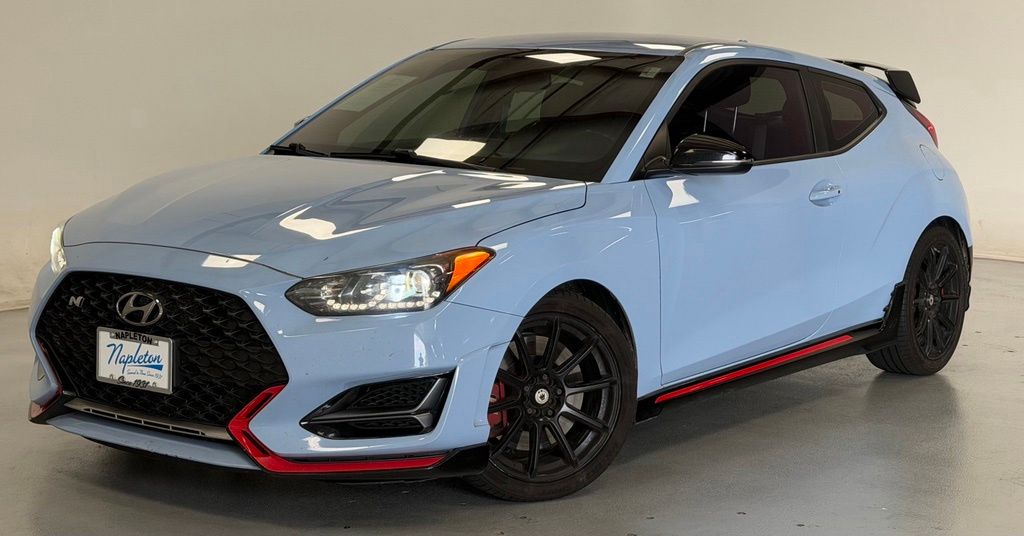 Performance Blue 2019 Hyundai Veloster N Coupe Front-Wheel Drive 6-Speed Manual