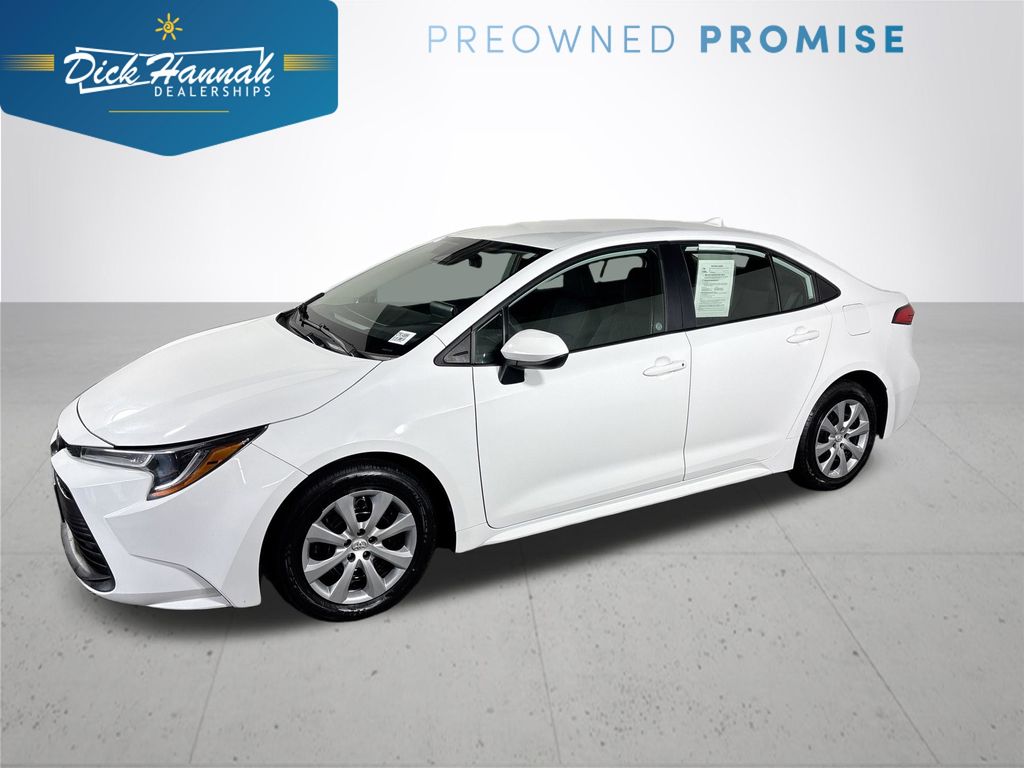 Ice Cap 2023 Toyota Corolla LE FWD Sedan Front-Wheel Drive Continuously Variable Transmission