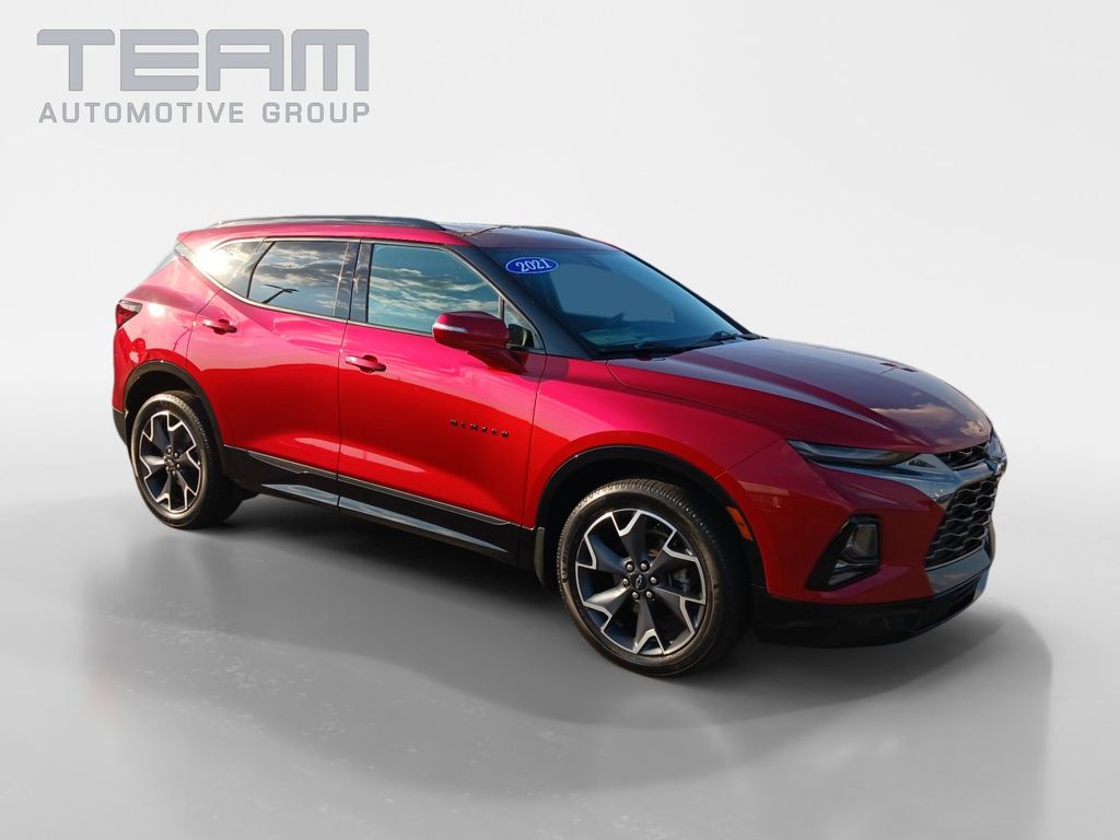 Cherry Red Tintcoat 2021 Chevrolet Blazer SUV / Crossover All-Wheel Drive 9-Speed Automatic