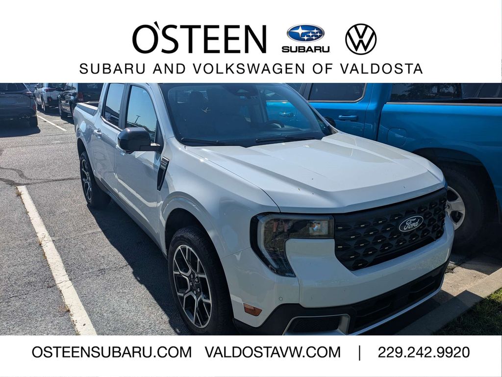Oxford White 2025 Ford Maverick Pickup Truck All-Wheel Drive 8-Speed Automatic