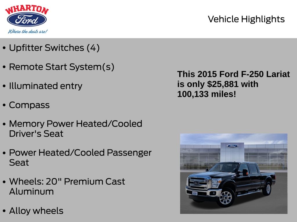2015 Ford F-250SD Lariat Black at Autostrade