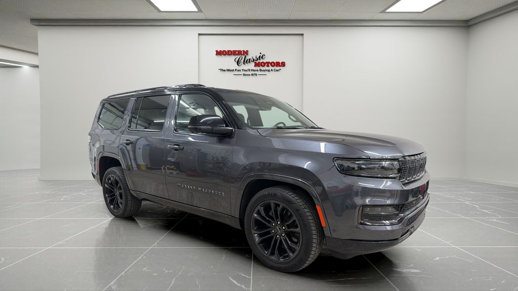 Baltic Gray Metallic Clearcoat 2024 Jeep Grand Wagoneer Obsidian 4WD SUV / Crossover Four-Wheel Drive 8-Speed Automatic