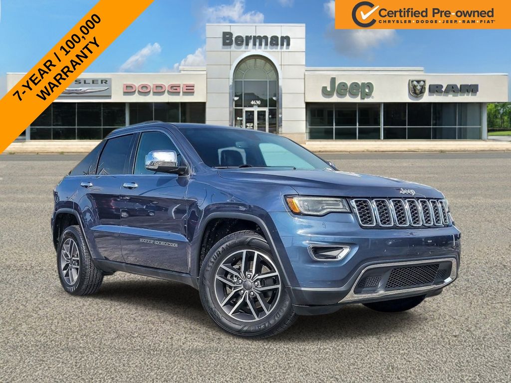 Pacific Blue Clearcoat 2020 Jeep Grand Cherokee SUV / Crossover Four-Wheel Drive 8-Speed Automatic