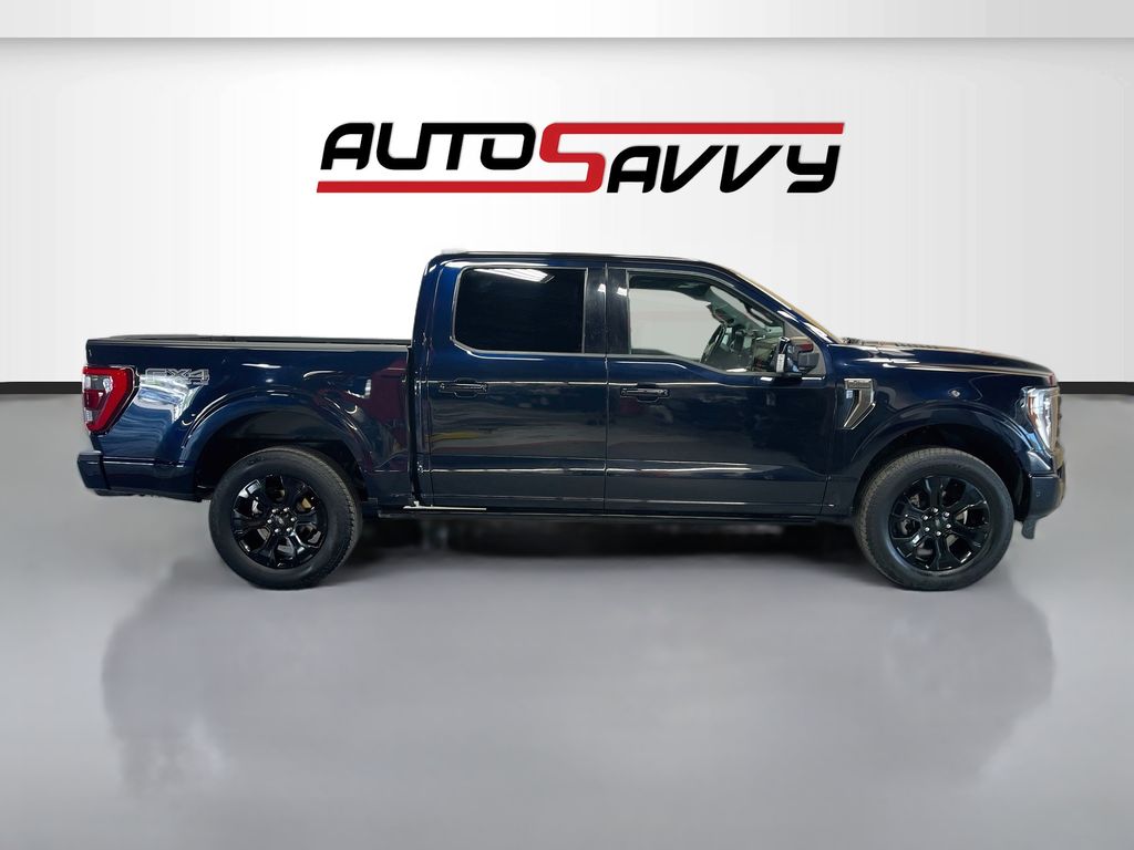 Used 2023 Blue Metallic Ford Platinum image 8