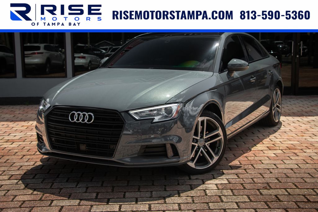 Gray Metallic 2020 Audi A3 Sedan Front-Wheel Drive 7-Speed Automatic
